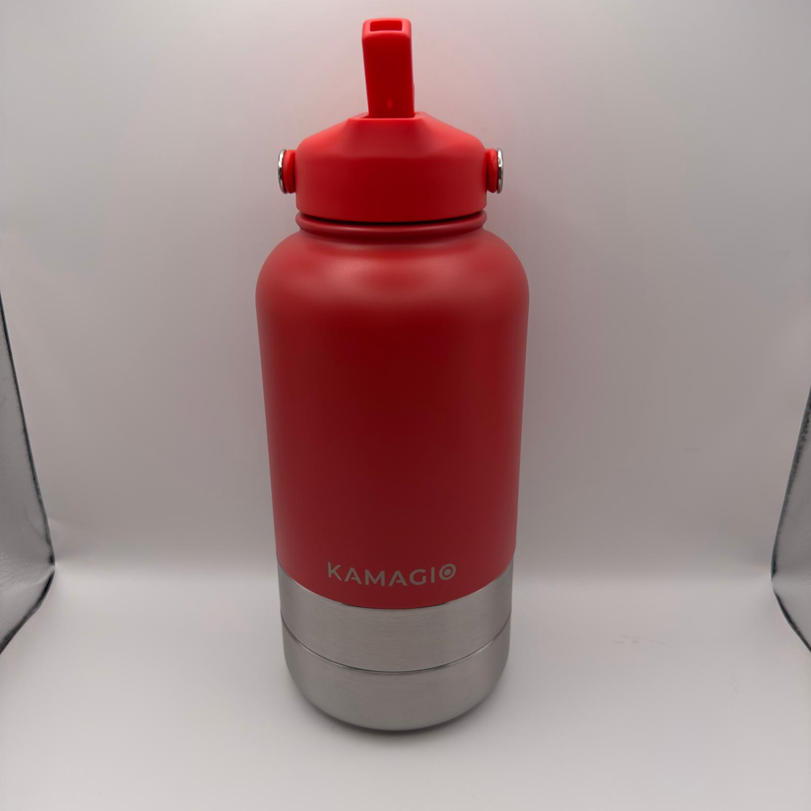 KAMAGIO 32oz Dog Bottle in red